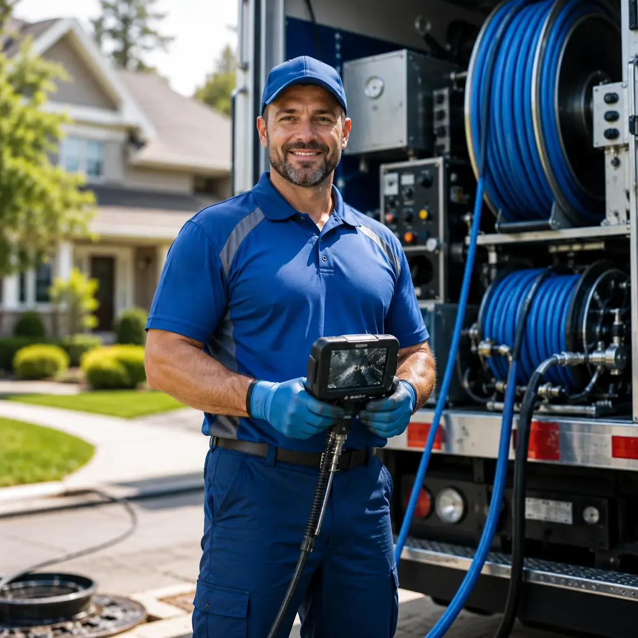 Local outdoor drain cleaning specialists in Huntsville, OH